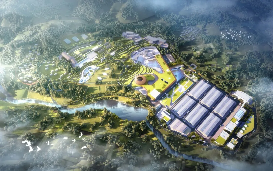 占地709畝，投資超30億，郎酒峨眉山高橋威士忌產(chǎn)區(qū)正式開工